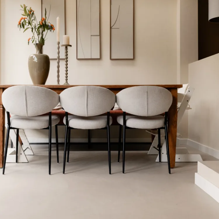 Kopen of slopen - grijze Corestone Nature® gietvloer in de keuken
