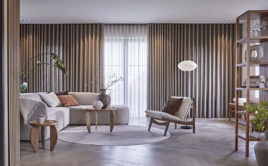 Gordijnen voor grote raampartijen