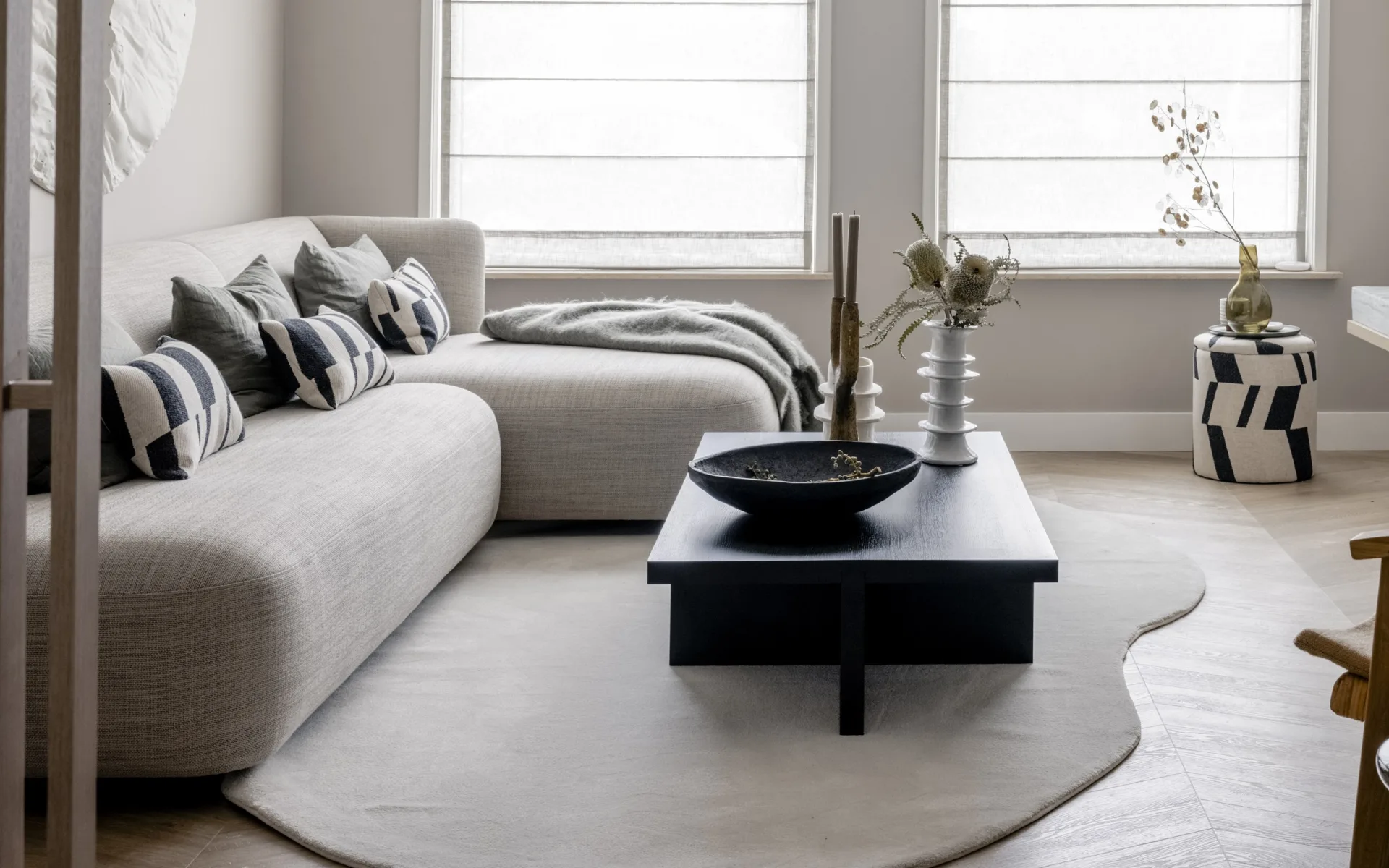 Organisch vloerkleed van Cunera