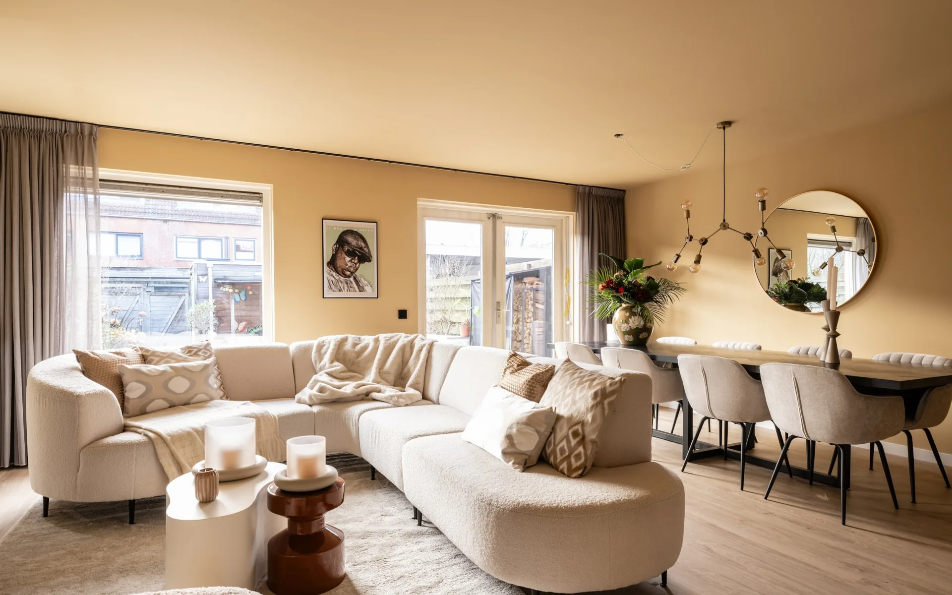 Kopen of Slopen - inbetweens gordijnen in de woonkamer