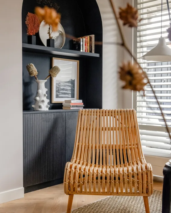 Kast op maat in de zithoek