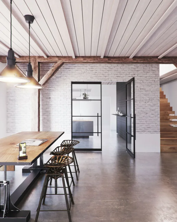 Dubbele taatsdeur - openslaande stalen deuren