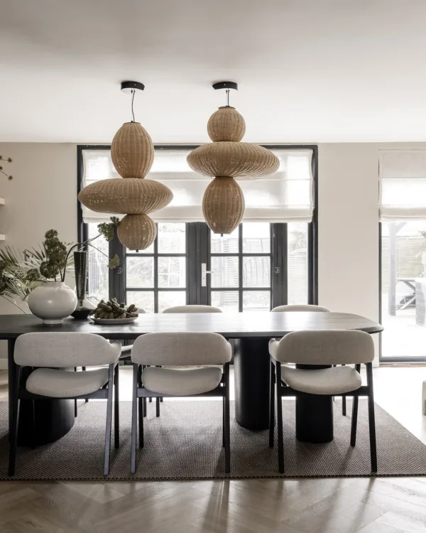 Japandi woonstijl met lichte houtlook pvc vloer