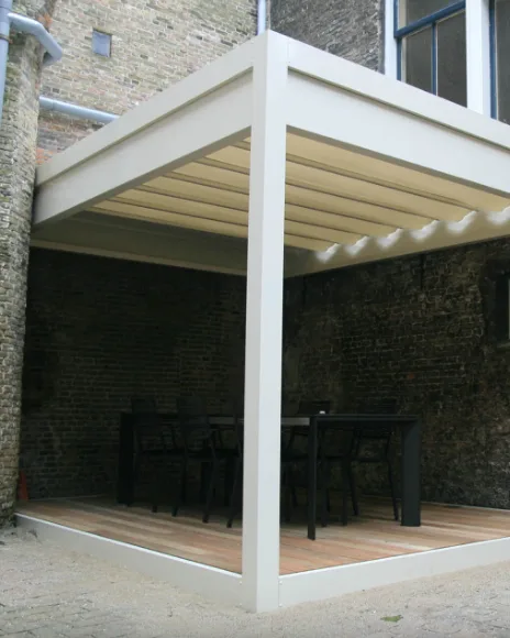 Terrasoverkapping met doek