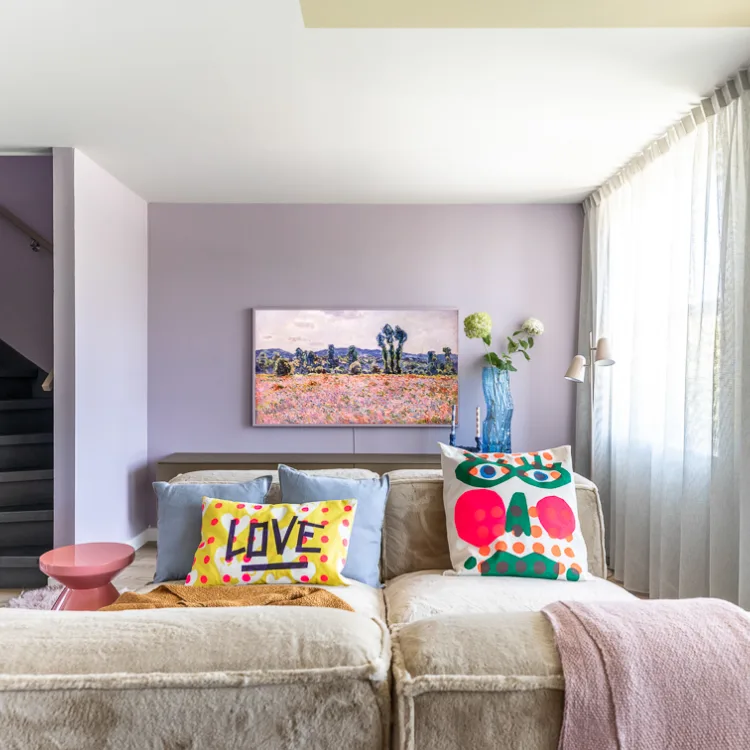 Kleurrijke woonkamer