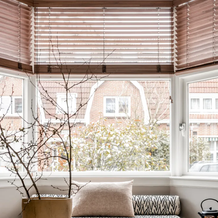 vtwonen seizoen 18 afl. 3 - Heemstede raamdecoratie